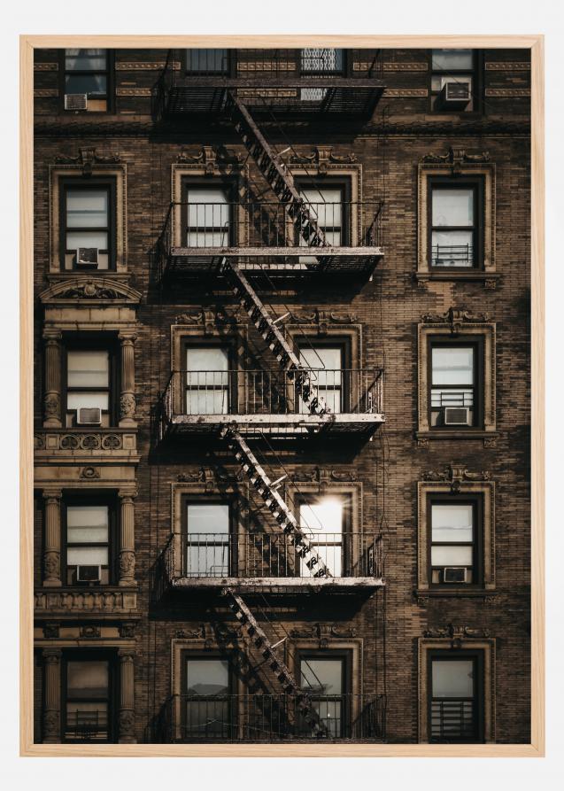 New York Fire Escape Poster