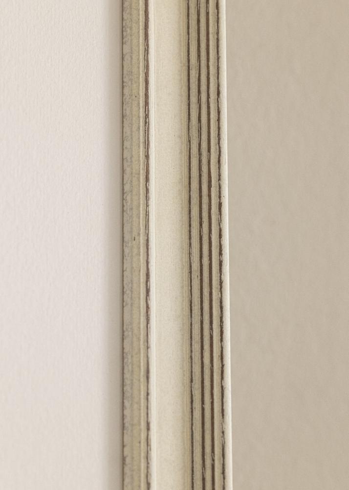 Cadre Shabby Chic Verre Acrylique Blanc 42x59,4 cm (A2)