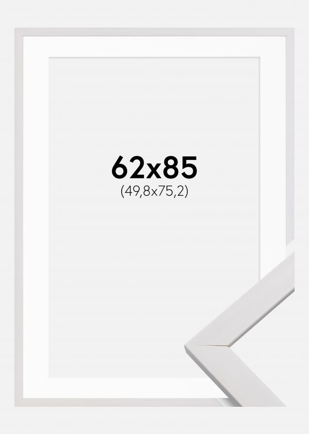Cadre Stilren Blanc 62x85 cm - Passe-partout Blanc 20x30 pouces