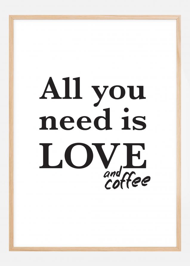 Love and coffee Poster