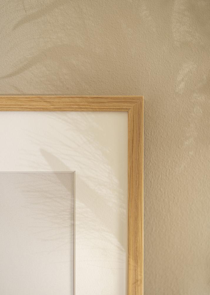 Cadre Soul Oak Veneer 60x60 cm - Passe-partout Blanc 50x50 cm