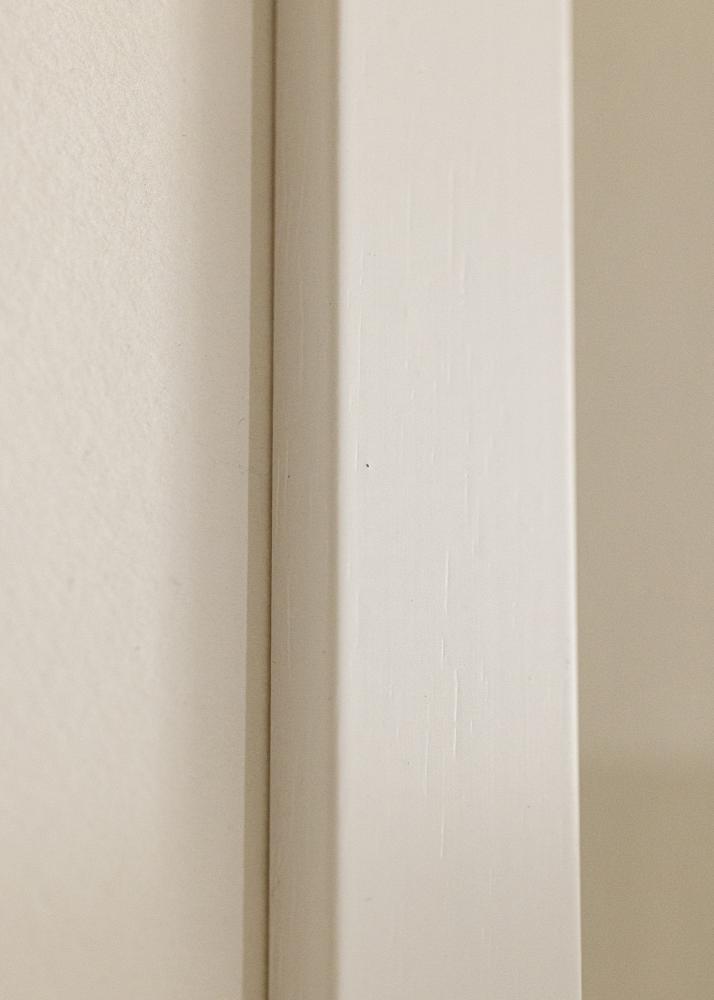 Cadre White Wood Verre Acrylique 50x56 cm