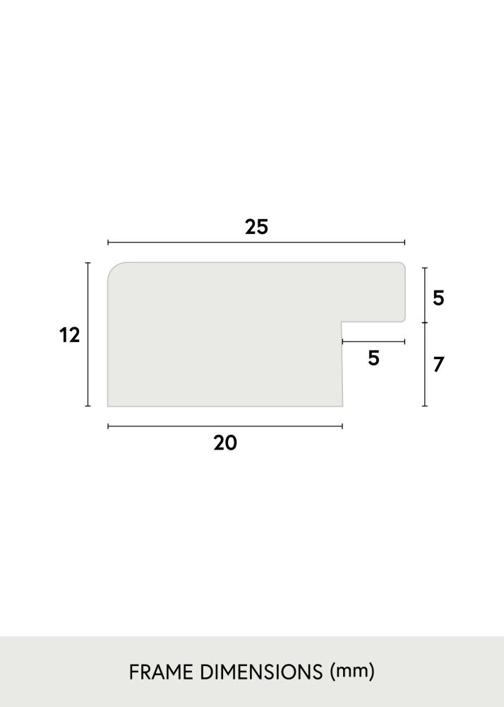 Cadre Trendline Blanc 22,7x50 cm