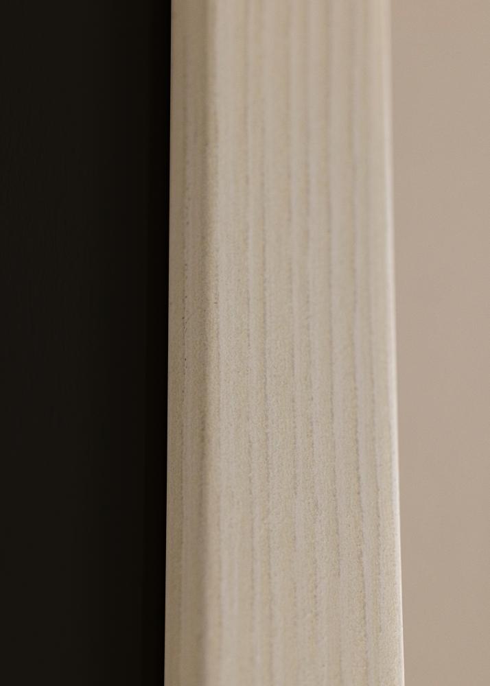Cadre Fiorito Blanc 40x50 cm - Passe-partout Noir 27x35 cm