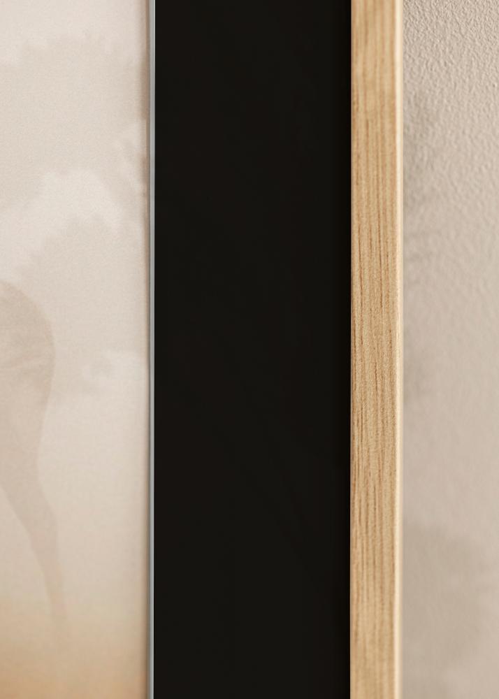 Cadre Galant Chne 35x50 cm - Passe-partout Noir 11x17 pouces