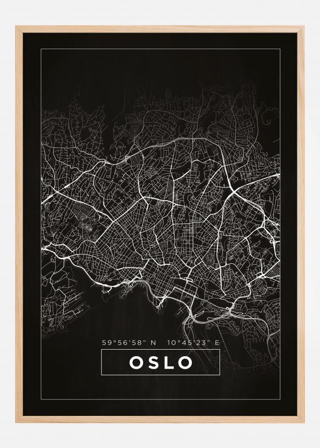 Map - Oslo - Black