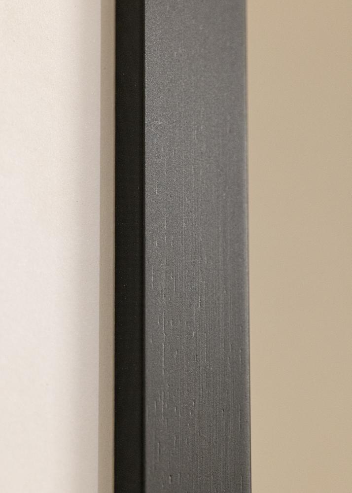 Cadre Black Wood Verre Acrylique 50x76 cm