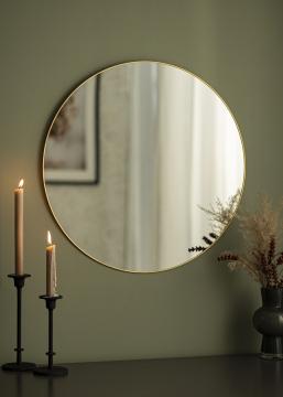 Round Mirror Jersey - Thin Brass diamtre 60 cm