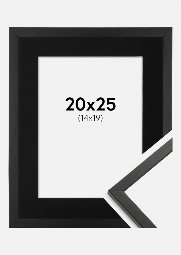 Cadre Galant Noir 20x25 cm - Passe-partout Noir 15x20 cm