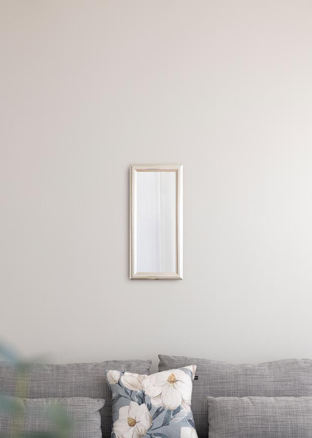 Miroir Tallahassee Argent 26x56 cm