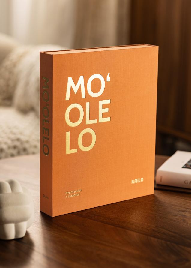 KAILA MO'OLELO - Coffee Table Photo Album (60 Pages Noires / 30 Feuilles)