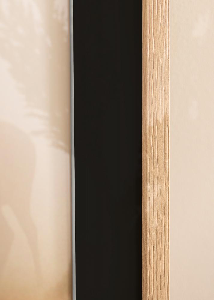 Cadre Stilren Chne 35x50 cm - Passe-partout Noir 30x35 cm