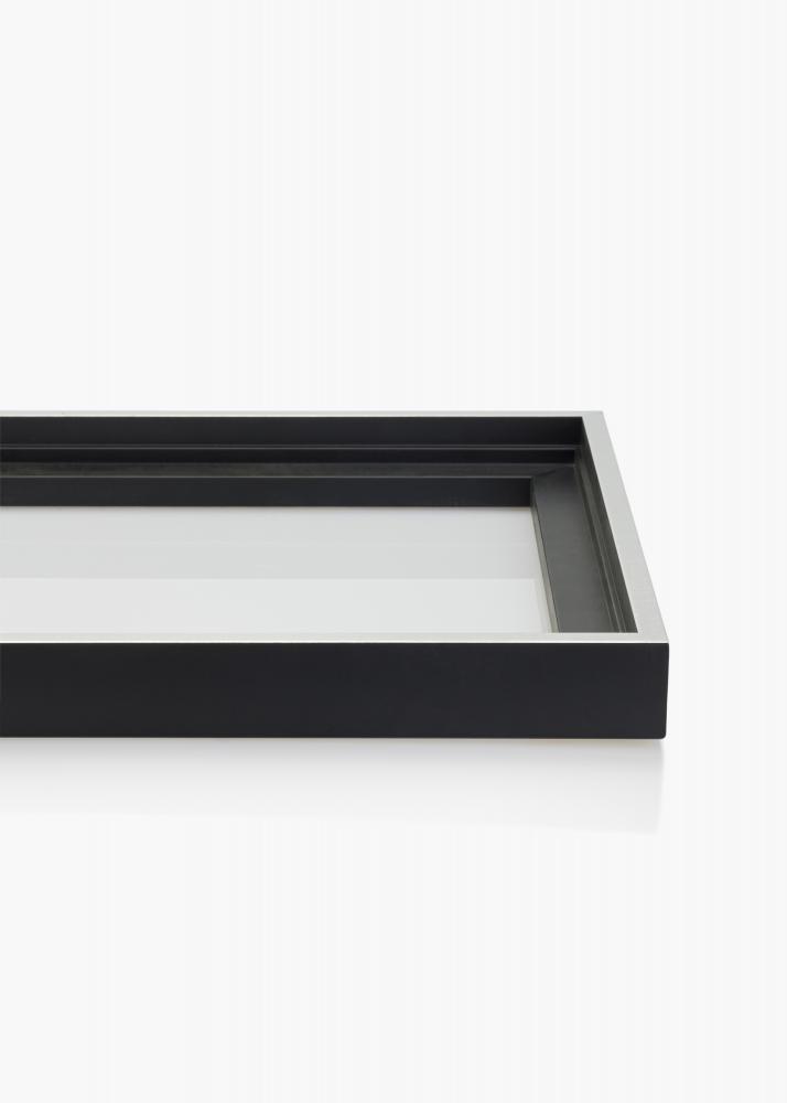 Caisse amricaine Reno Noir / Silber 20x20 cm