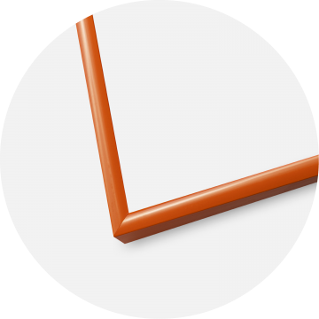 Cadre New Lifestyle Orange 50x70 cm - Passe-partout Noir 16x24 pouces