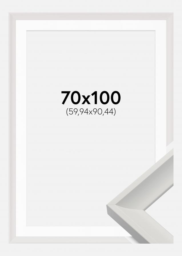 Cadre Öjaren Blanc 70x100 cm - Passe-partout Blanc 24x36 pouces