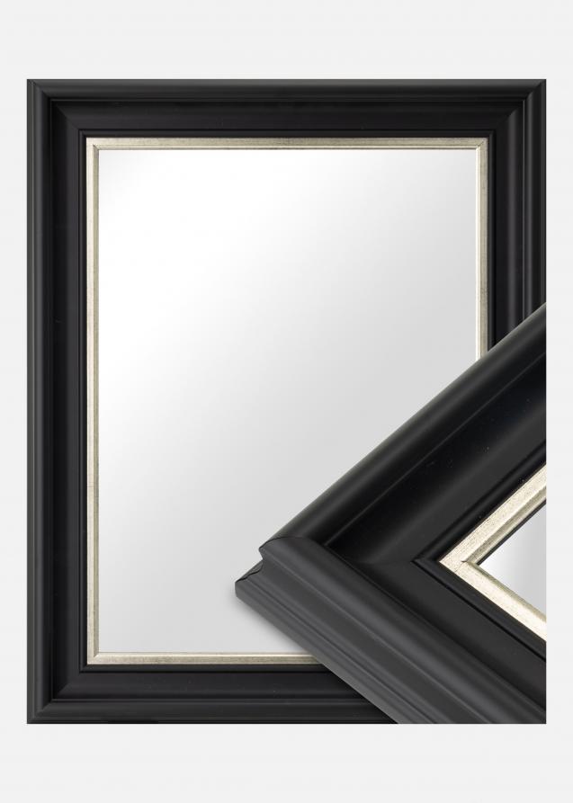 Miroir Mora Noir-Argent - Taille Personnalisée