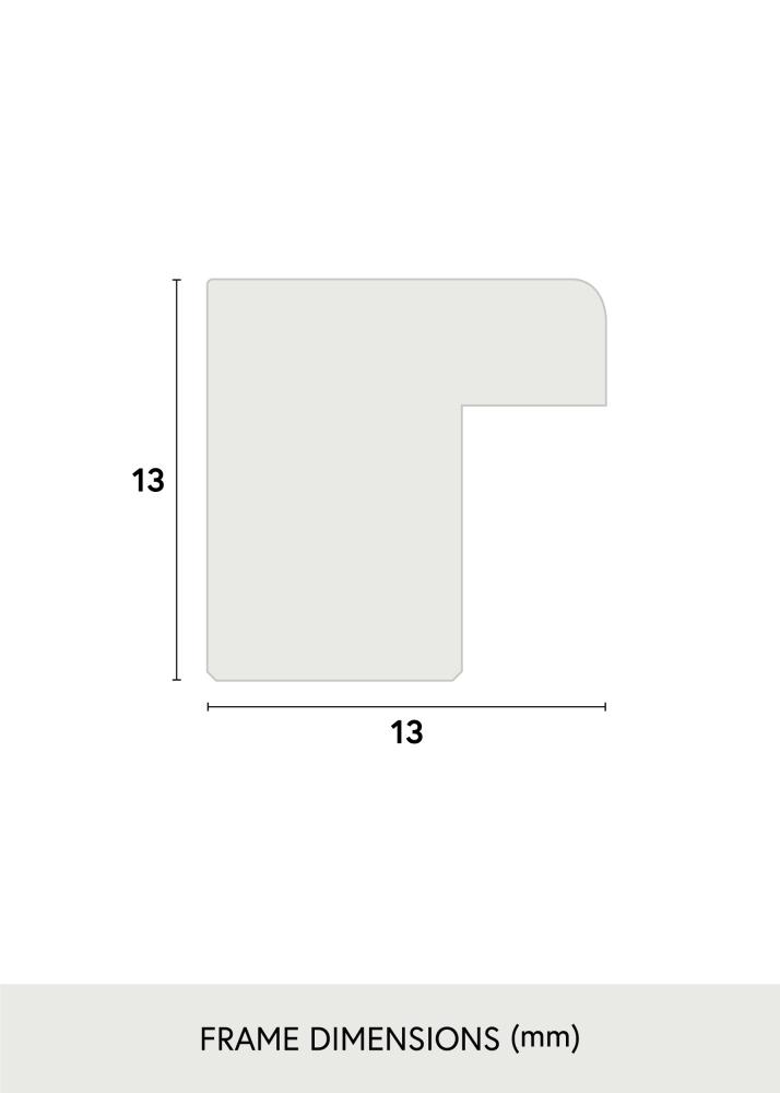 Cadre Galant Verre Acrylique Blanc 15x21 cm (A5)
