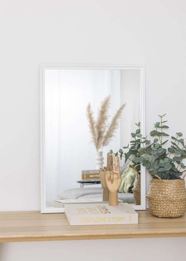 Miroir Abisko Blanc 50x70 cm