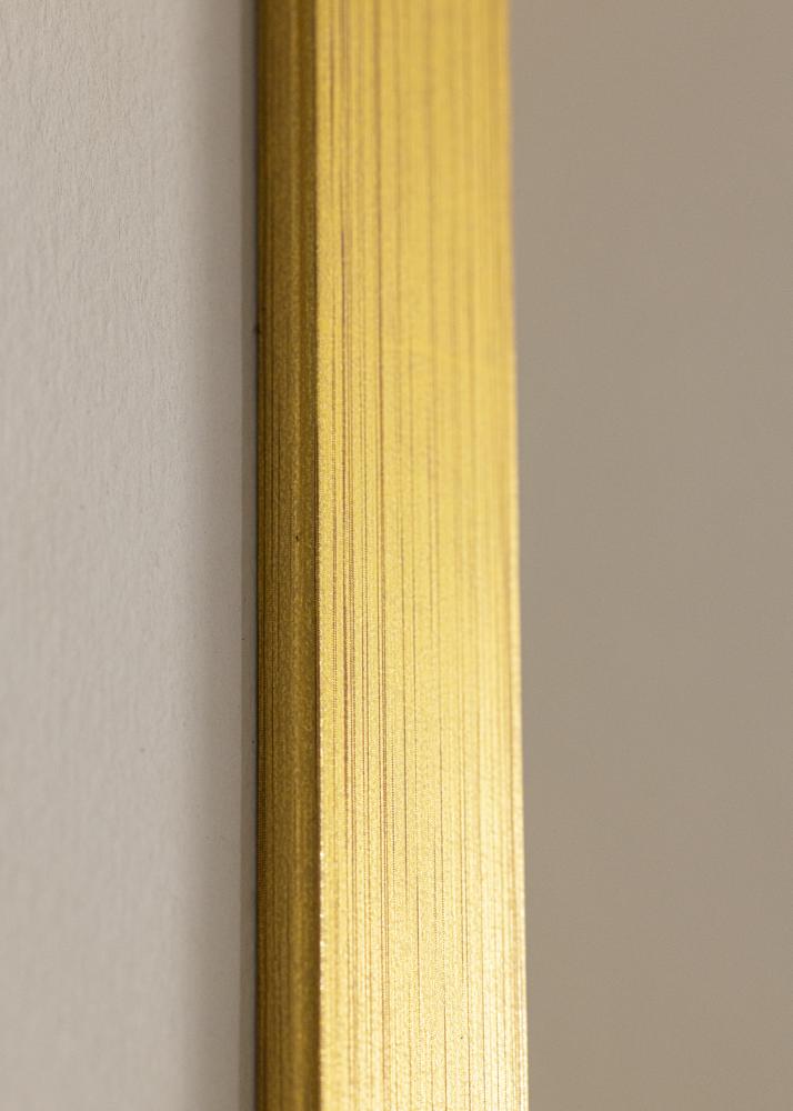 Cadre Falun Or 50x70 cm - Passe-partout Blanc 42x59,4 cm (A2)