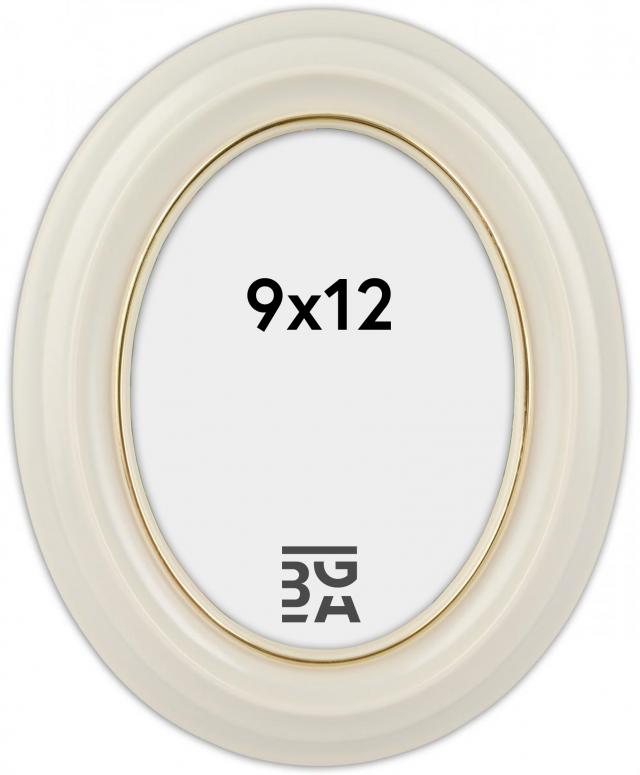 Eiri Mozart Ovale Blanc 9x12 cm