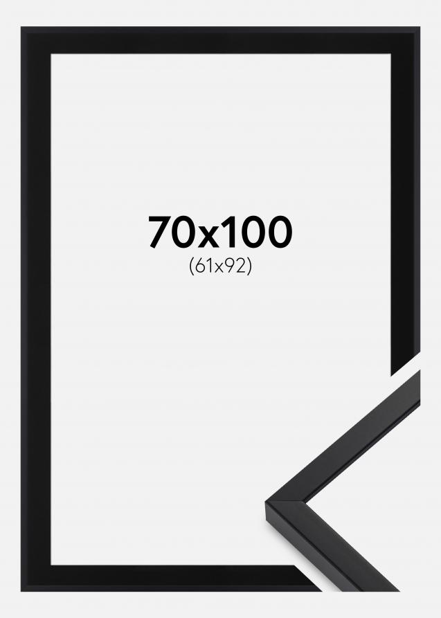 Cadre E-Line Noir 70x100 cm - Passe-partout Noir 62x93 cm