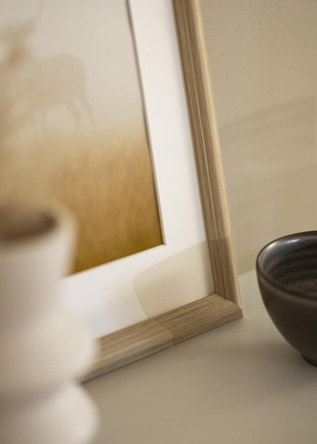 Cadre Västkusten Verre Acrylique Chêne 40x100 cm