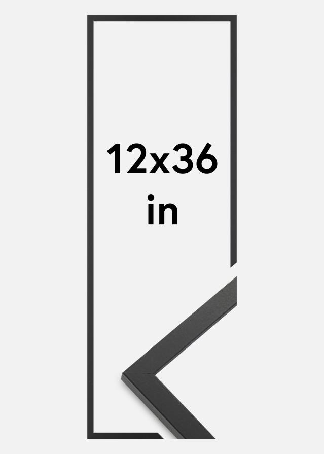 Cadre Trendy Verre Acrylique Noir 12x36 inches (30,48x91,44 cm)