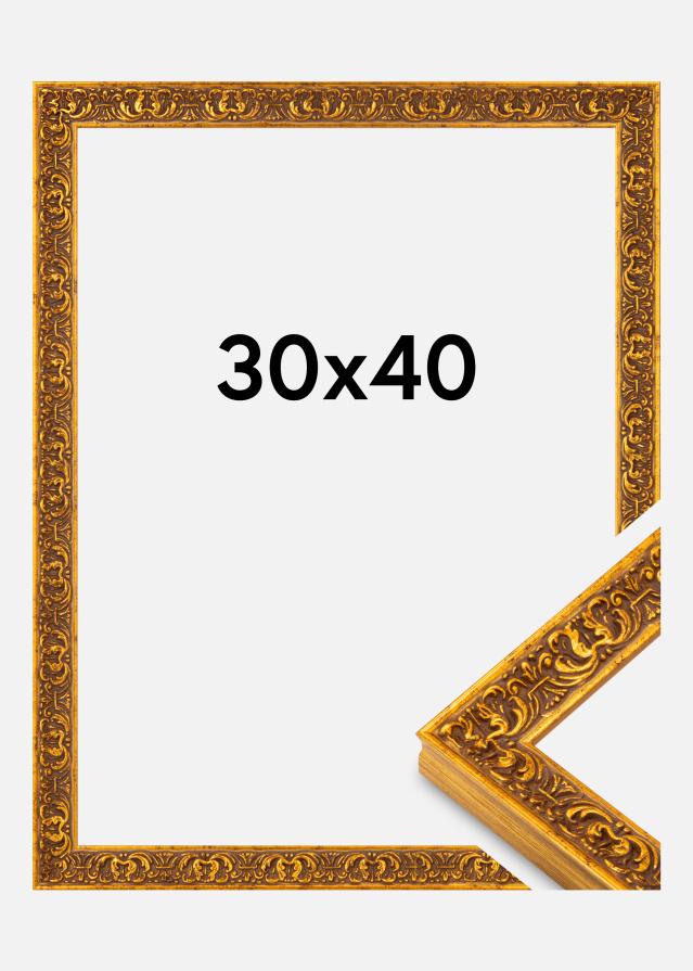 Cadre Amber Plexiglas Or 30x40 cm