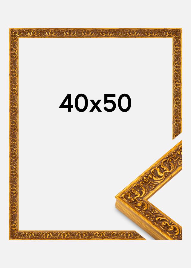 Cadre Amber Verre acrylique Or 40x50 cm