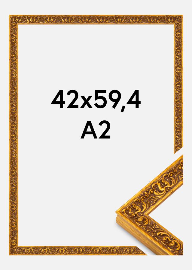 Cadre Amber Verre acrylique Or 42x59,4 cm (A2)