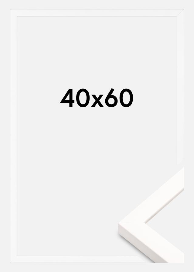 Cadre Brooke Acrylique Blanc 40x60 cm