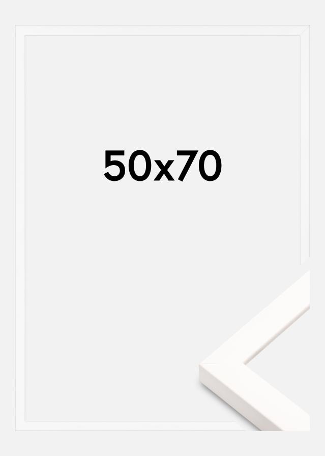 Cadre Brooke Verre acrylique Blanc 50x70 cm