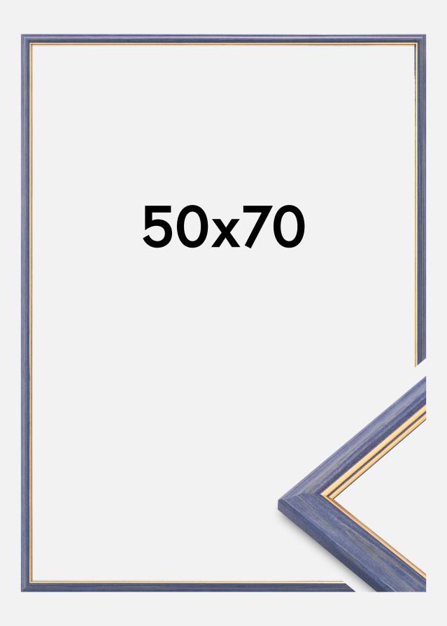 Cadre Claudia Verre acrylique Bleu 50x70 cm