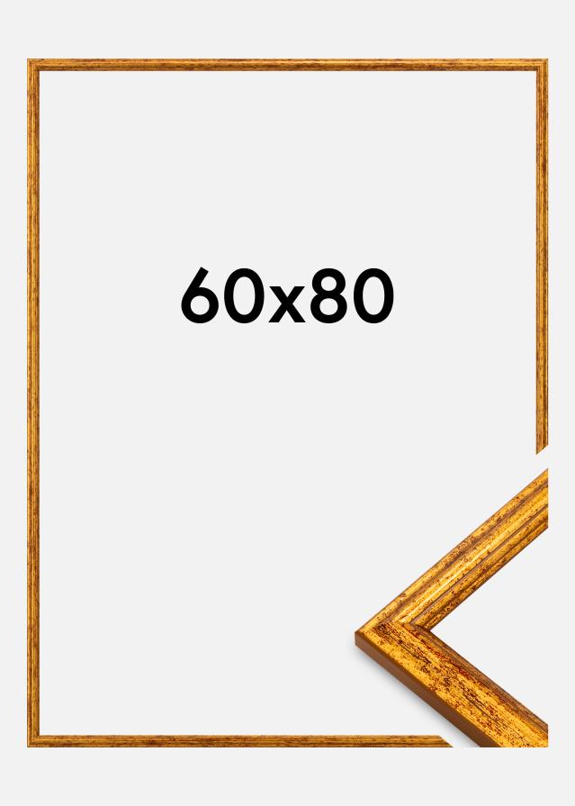 Cadre Claudia Verre acrylique Or 60x80 cm