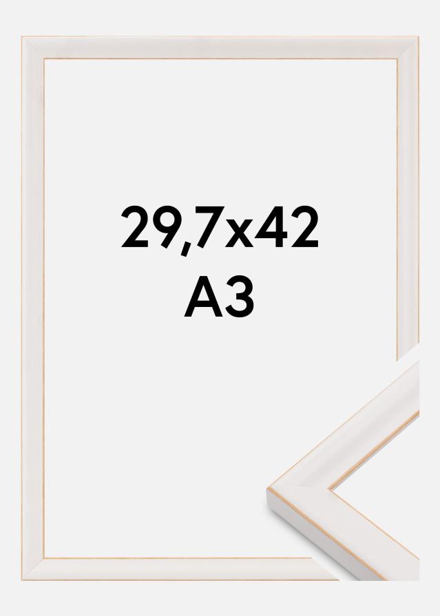 Cadre Marie Claire Verre acrylique Blanc 29,7x42 cm (A3)