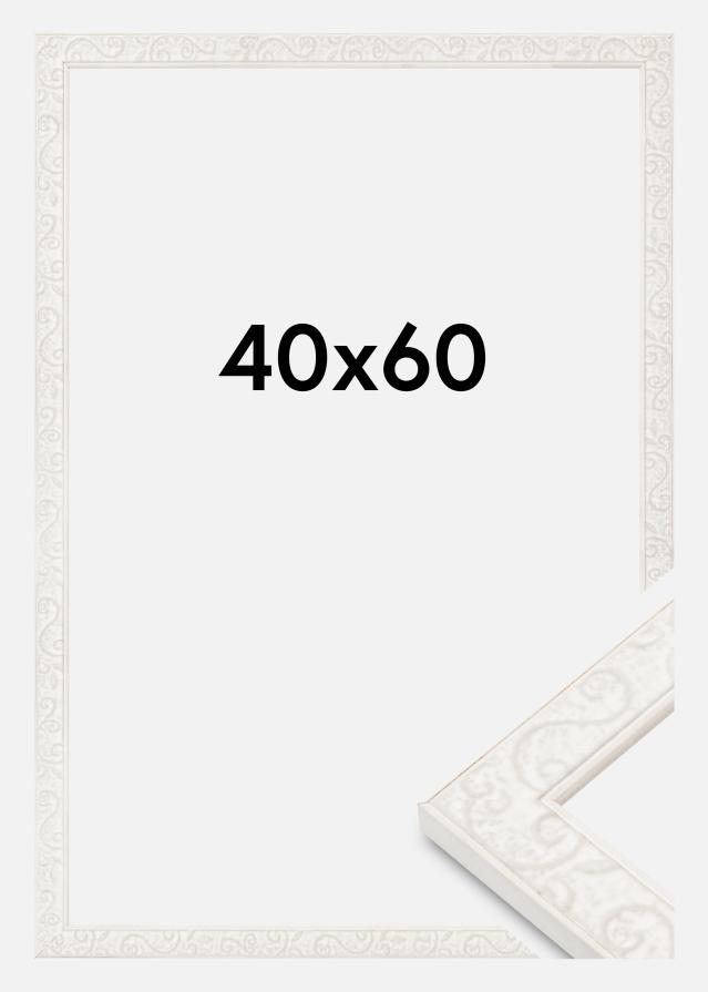 Cadre Milton Verre acrylique Blanc 40x60 cm