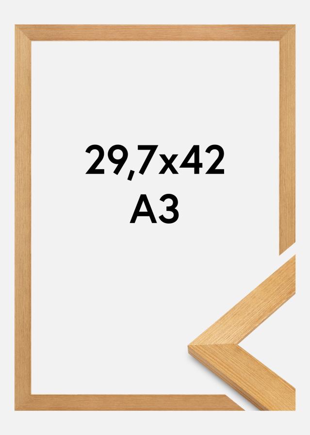 Cadre Sandra Verre acrylique Chêne massif 29,7x42 cm (A3)