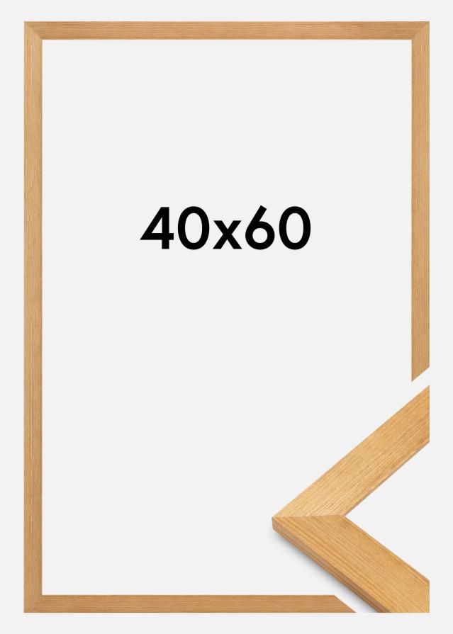 Cadre Sandra Verre acrylique Chêne massif 40x60 cm