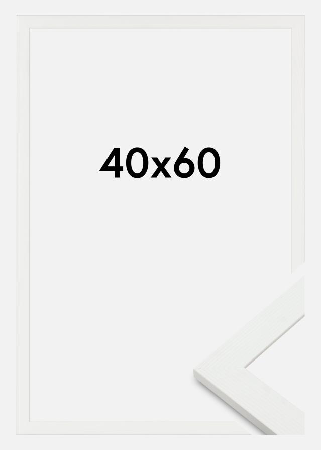 Cadre Sandra Verre acrylique Blanc 40x60 cm