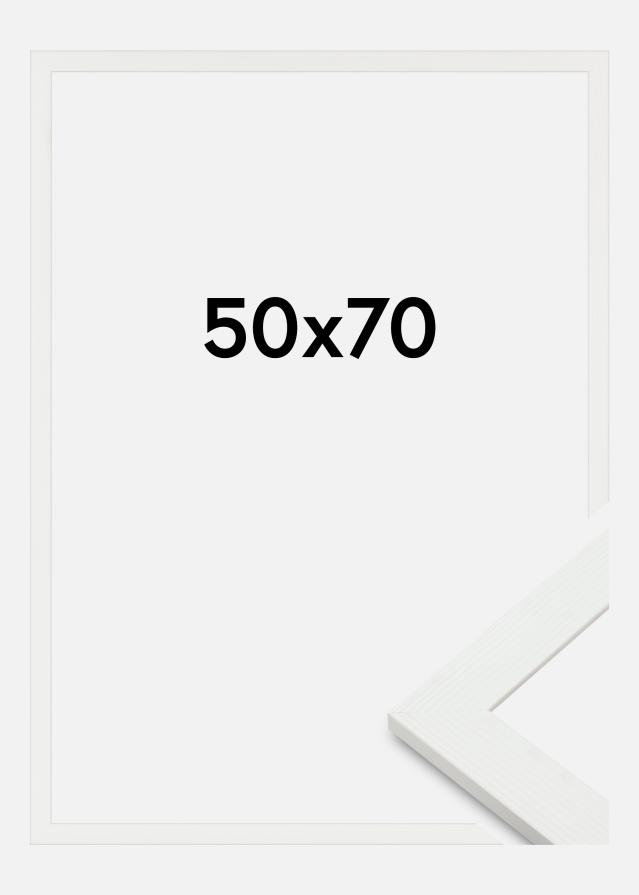 Cadre Sandra Acrylique Blanc 50x70 cm