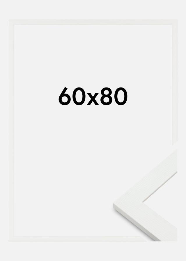Cadre Sandra Verre Acrylique Blanc 60x80 cm