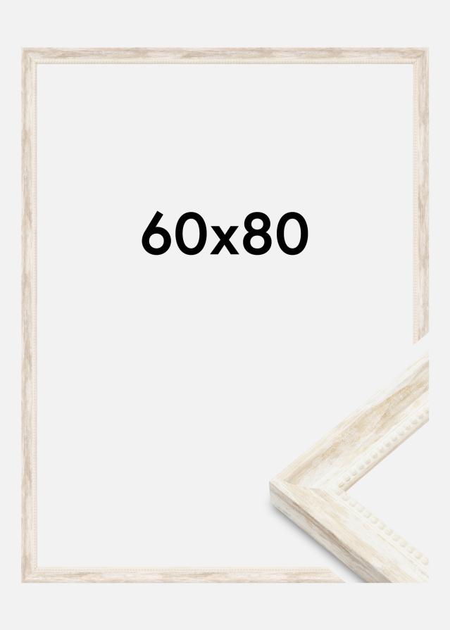 Cadre Soledad Verre Acrylique Blanc 60x80 cm