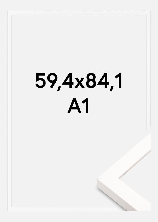 Cadre Brooke Verre acrylique Blanc 59,4x84,1 cm (A1)