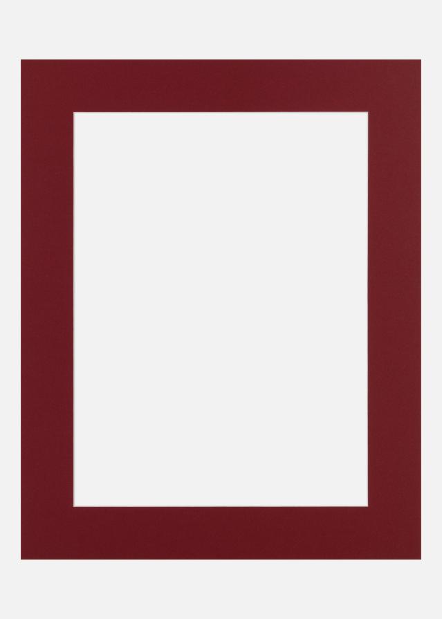 Passe-partout Cabernet (noyau blanc) 20x20 cm (14x14)