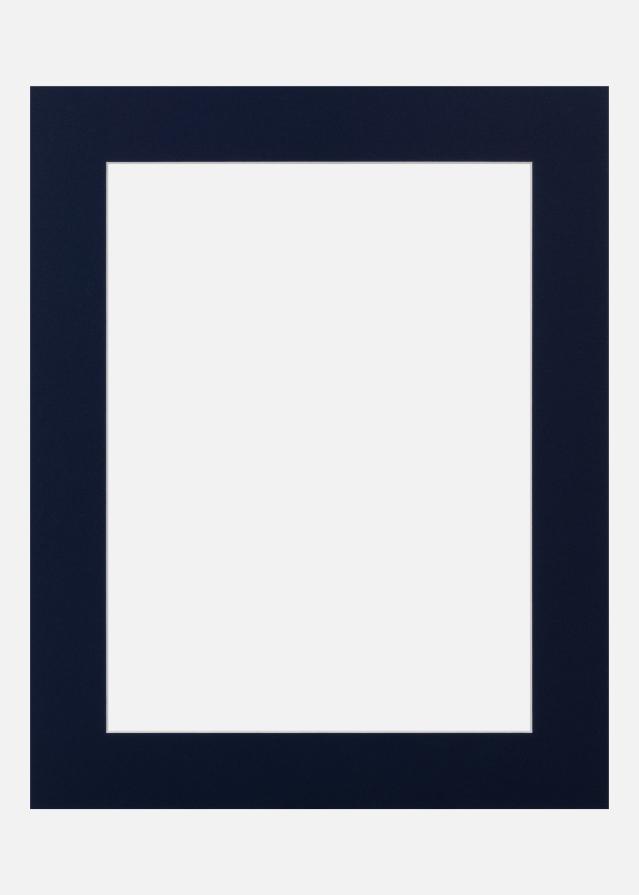 Passe-partout Deep Blue (noyau blanc) 18x24 cm (12x17)