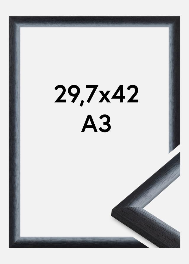 Cadre Cornwall Verre Acrylique Noir 29,7x42 cm (A3)
