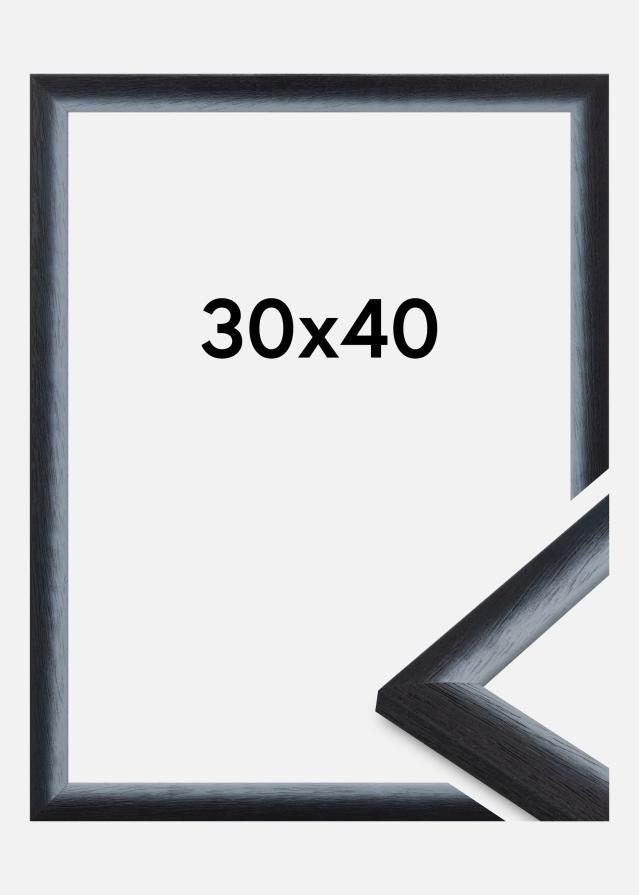 Cadre Cornwall Verre Acrylique Noir 30x40 cm