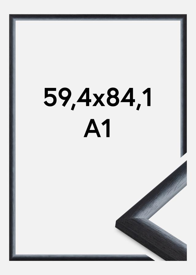 Cadre Cornwall Verre Acrylique Noir 59,4x84,1 cm (A1)