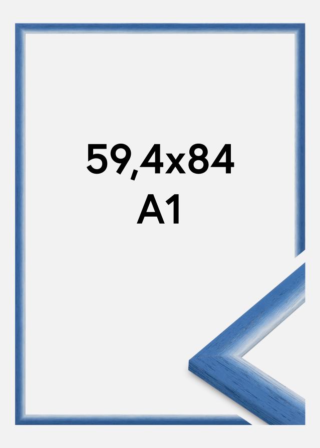 Cadre Cornwall Verre Acrylique Bleu 59,4x84,1 cm (A1)