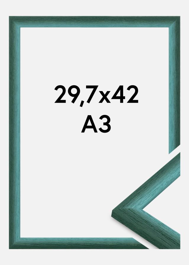 Cadre Cornwall Verre Acrylique Vert Foncé 29,7x42 cm (A3)